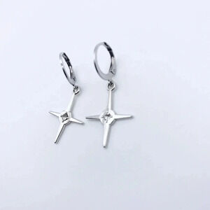 𝅺STAR Hoops Earrings